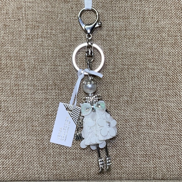 Magnolia and Vine Jewelry - Magnolia & Vine “ZOE” bag accessory.  Key Ring/Bag Charm 6.5”
